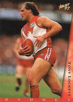 1997 Select AFL Ultimate Series #24 Tony Lockett Front